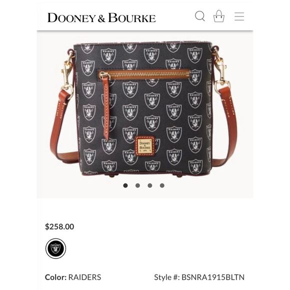 Dooney & Bourke Handbags - Dooney & Bourke Oakland Raiders Crossbody NWT